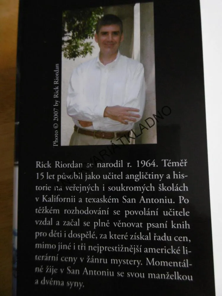 PERCY JACKSON, POSLEDNÍ Z BOHŮ, RICK RIORDAN,