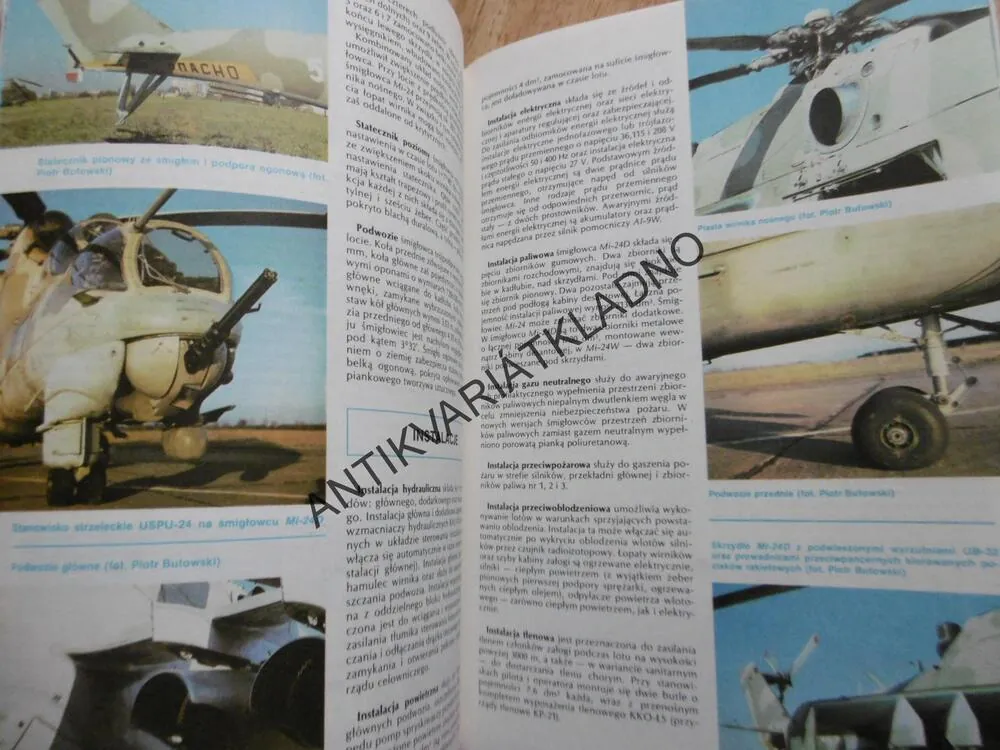 SAMOLOT SMIGLOWIEC SZTURMOVY, MI-24, POLSKY, SEŠIT Č.136, VRTULNÍK