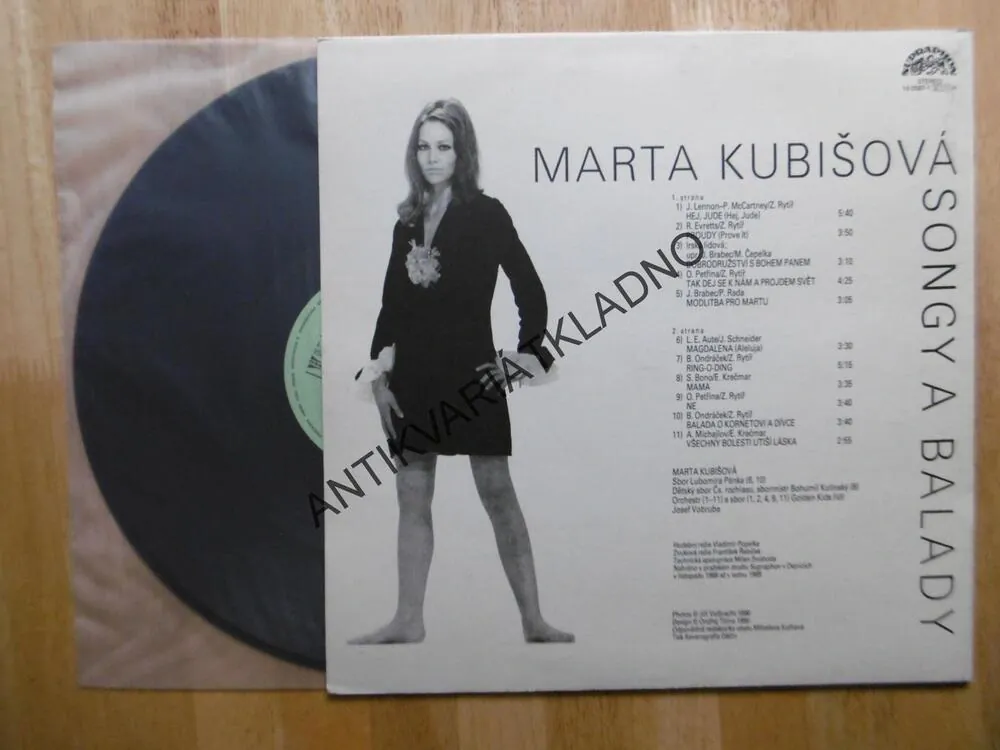 SONGY A BALADY, MARTA KUBIŠOVÁ