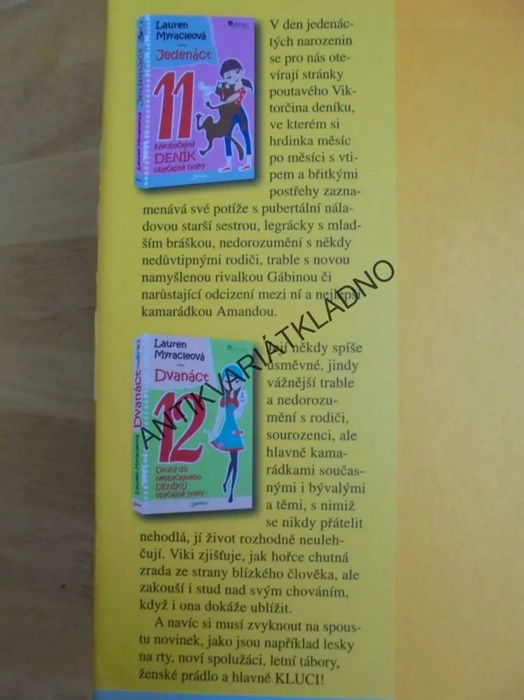 13 - TŘINÁCT, 3.DÍL NEOBYČEJNÉHO DENÍKU,MYRACLEOVA, **an