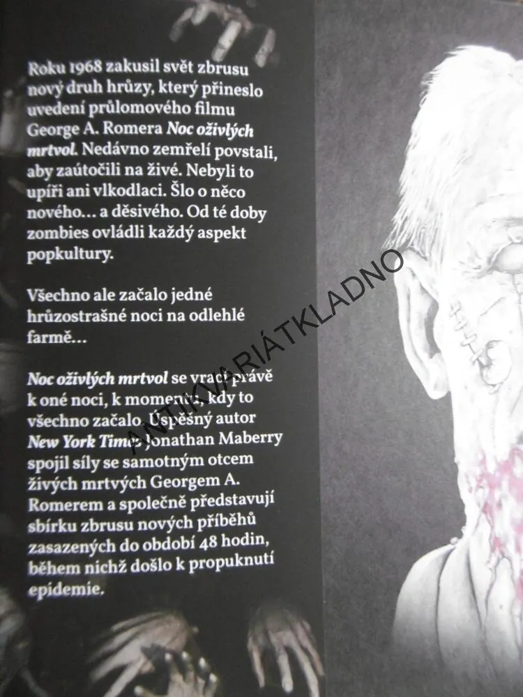 NOC OŽIVLÝCH MRTVOL, MABERRY, ROMERO, **an