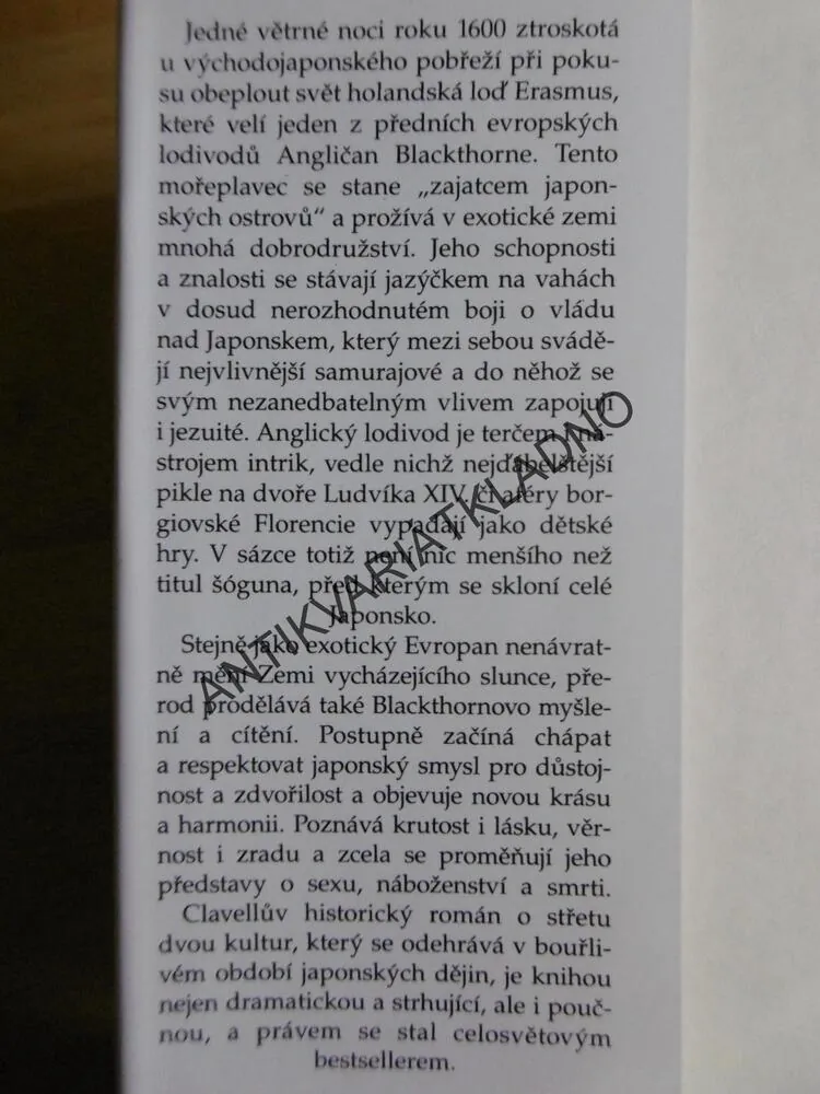 ŠÓGUN, JAMES CLAVELL, JAPONSKO, HISTORIE