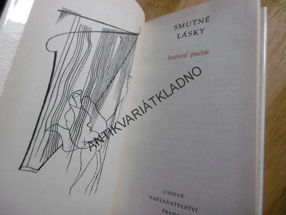 SMUTNÉ LÁSKY, INTIMNÍ POEZIE, 1972, ROLČÍK, **an
