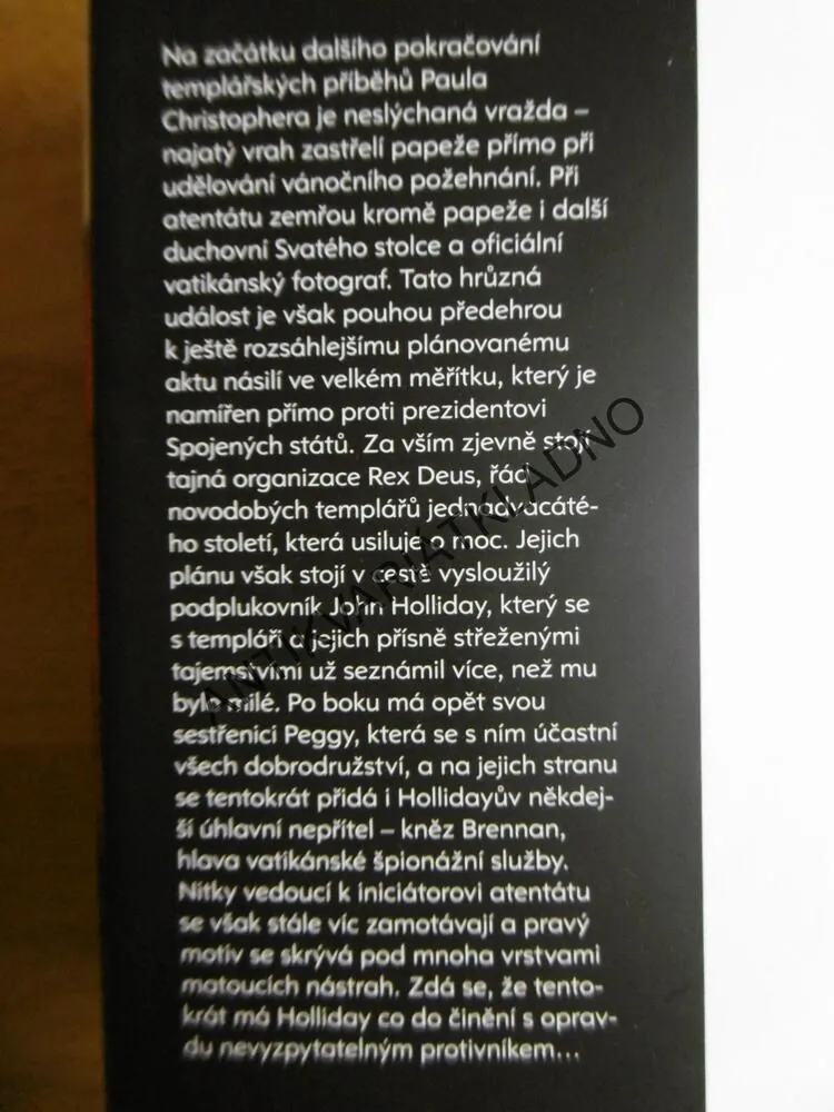 SPIKNUTÍ TEMPLÁŘŮ, PAUL CHRISTOPHER, **an