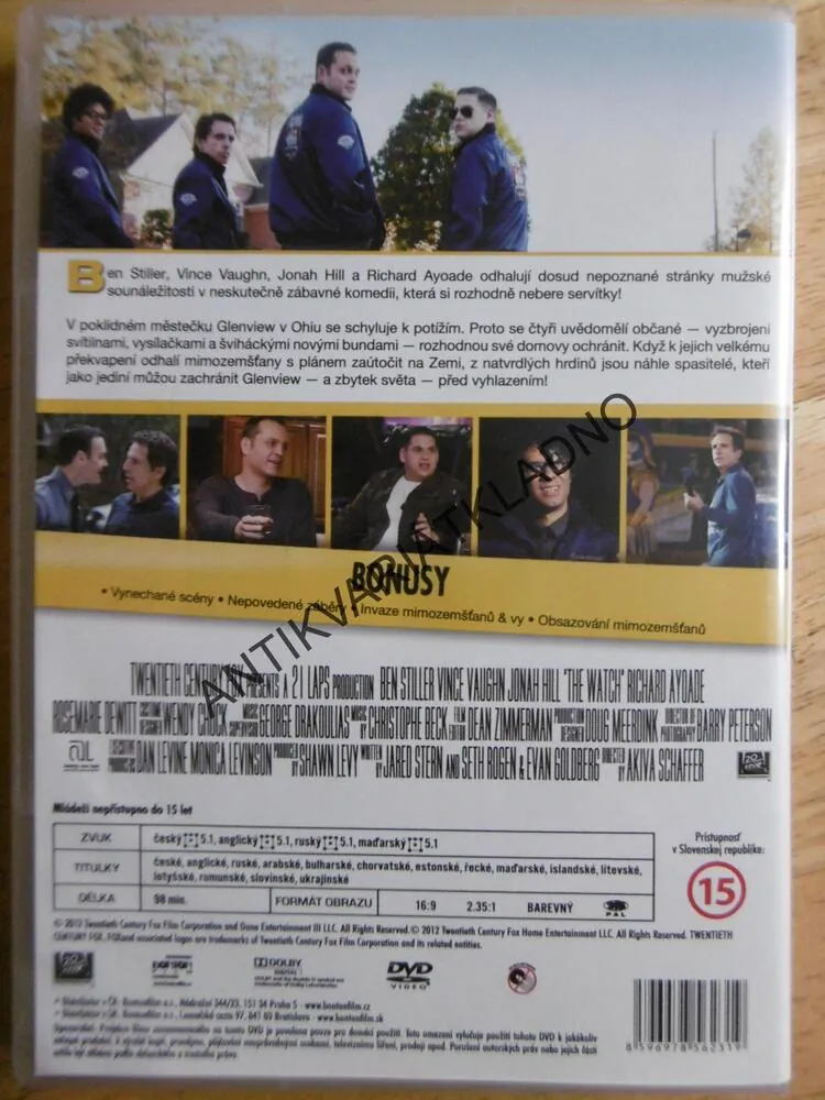 SOUSEDSKÁ HLÍDKA, DVD FILM