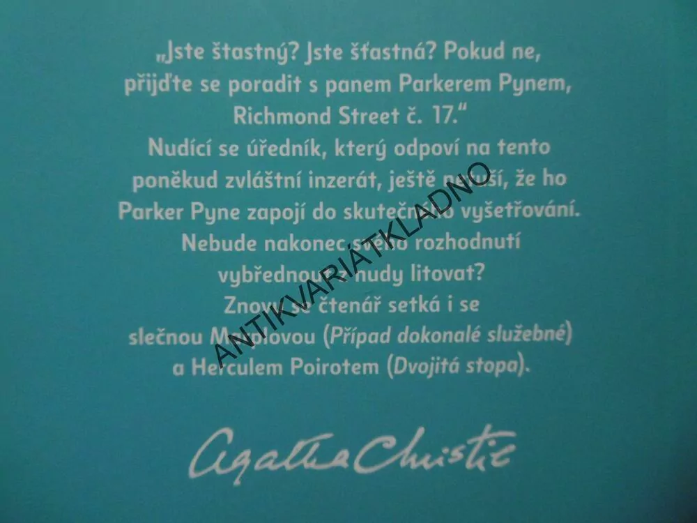 DVOJITÁ STOPA, THE DOUBLE CLUE, AGATHA CHRISTIE, DVOJJAZYČNÉ