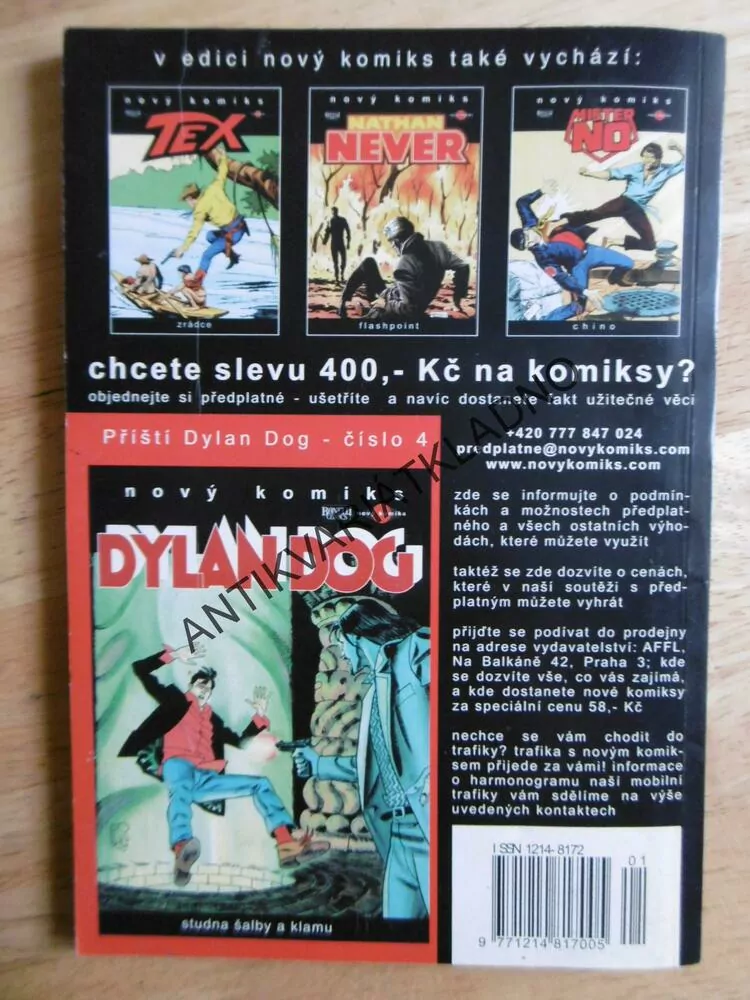 DYLAN DOG, MANILA, 3.