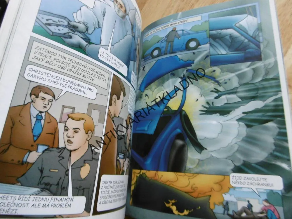 KRIMINALISTIKA V KOMIKSECH, 9 PŘÍPADŮ, KOMIKS, **an