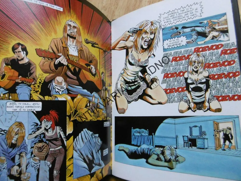 SPÁNEM BOHEM, PŘÍBĚH CURTA COBAINA V OBRAZECH, LEGG, MCCARTHY, FLAMEBOY