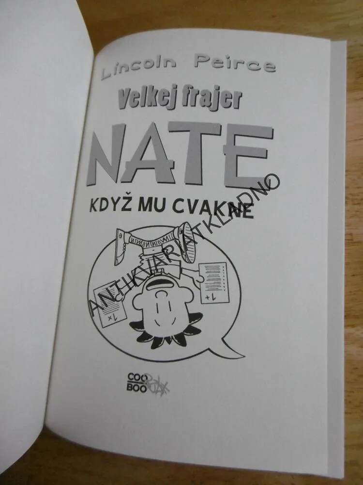 VELKEJ FRAJER NATE KDYŽ MU CVAKNE, LINCOLN PEIRCE, **an