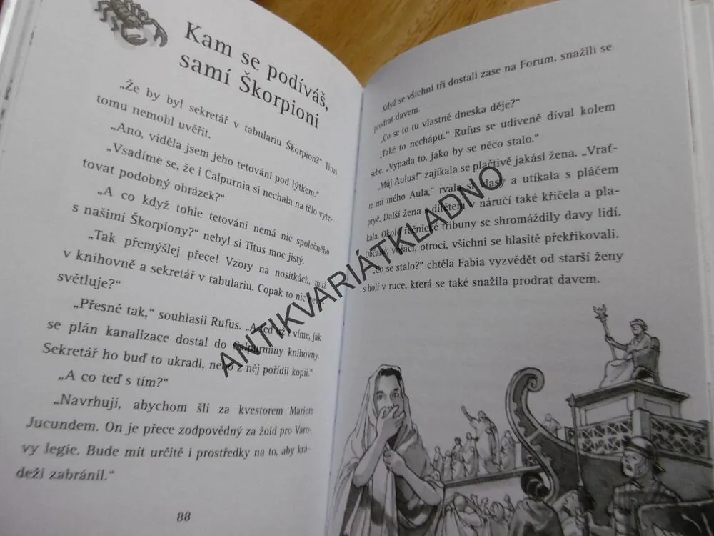 TAJNÝ SPOLEK ŠKORPIONA, ZLOČINU NA STOPĚ, HOLLEROVÁ, **an