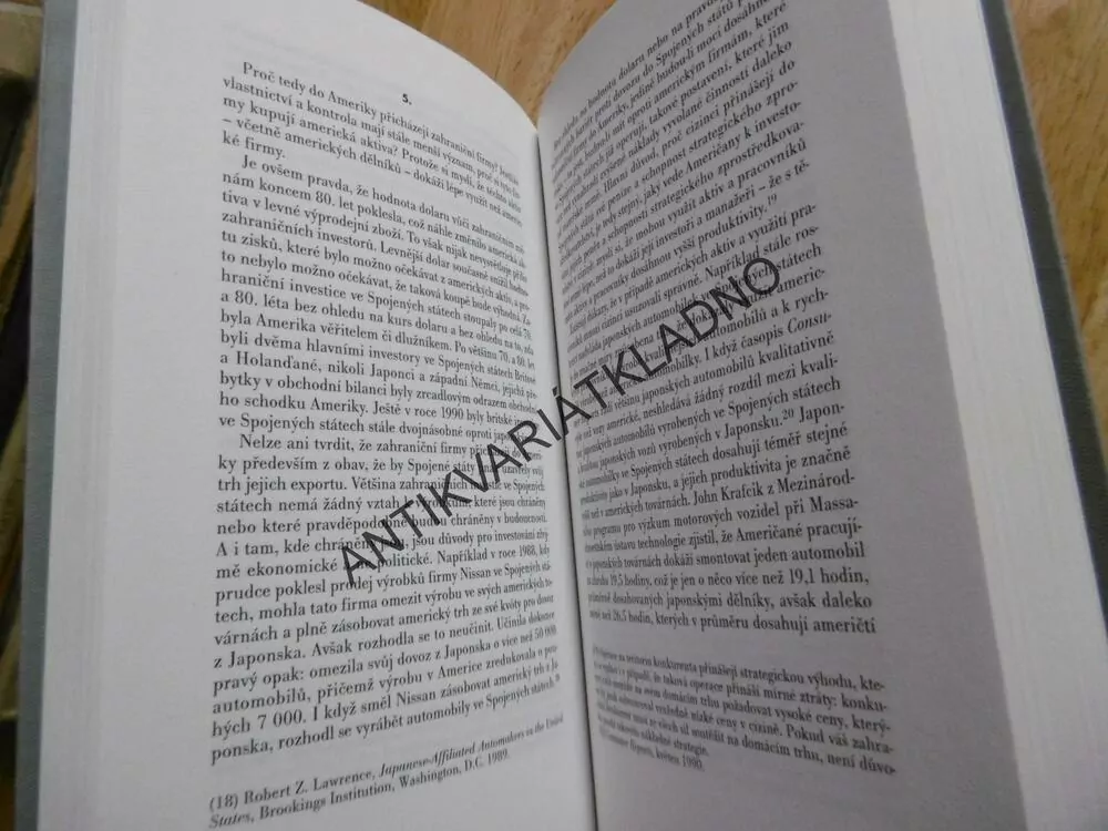 DÍLO NÁRODŮ, ROBERT B. REICH, **an