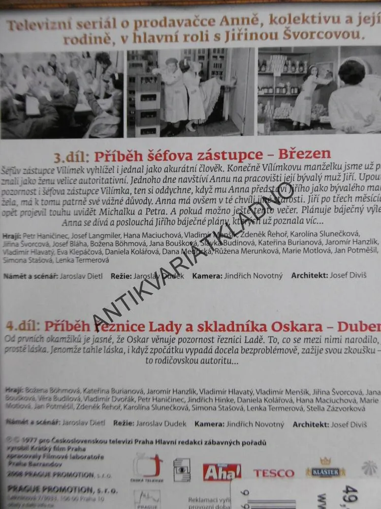 ŽENA ZA PULTEM,1-12.DÍL, 6 DVD FILM SERIÁL