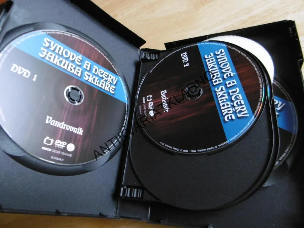 SYNOVÉ A DCERY JAKUBA SKLÁŘE 1-13, 13 DVD FILM SERIÁL ČR