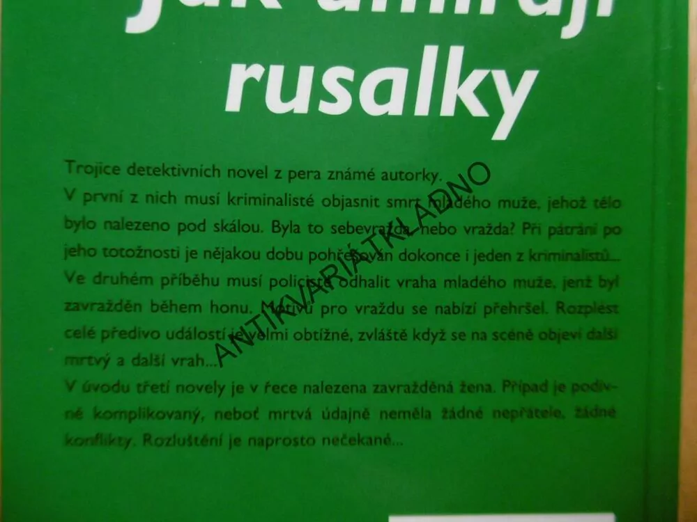 JAK UMÍRAJÍ RUSALKY, LYDIE JANKOVÁ