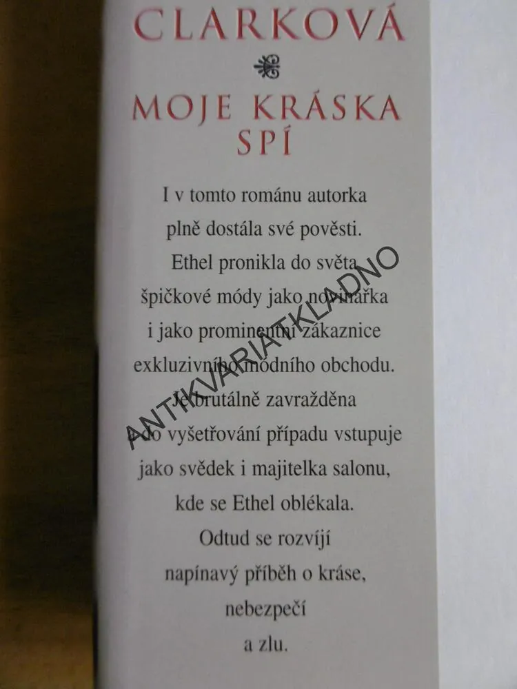 MOJE KRÁSKA SPÍ, MARY HIGGINS CLARKOVÁ, **an