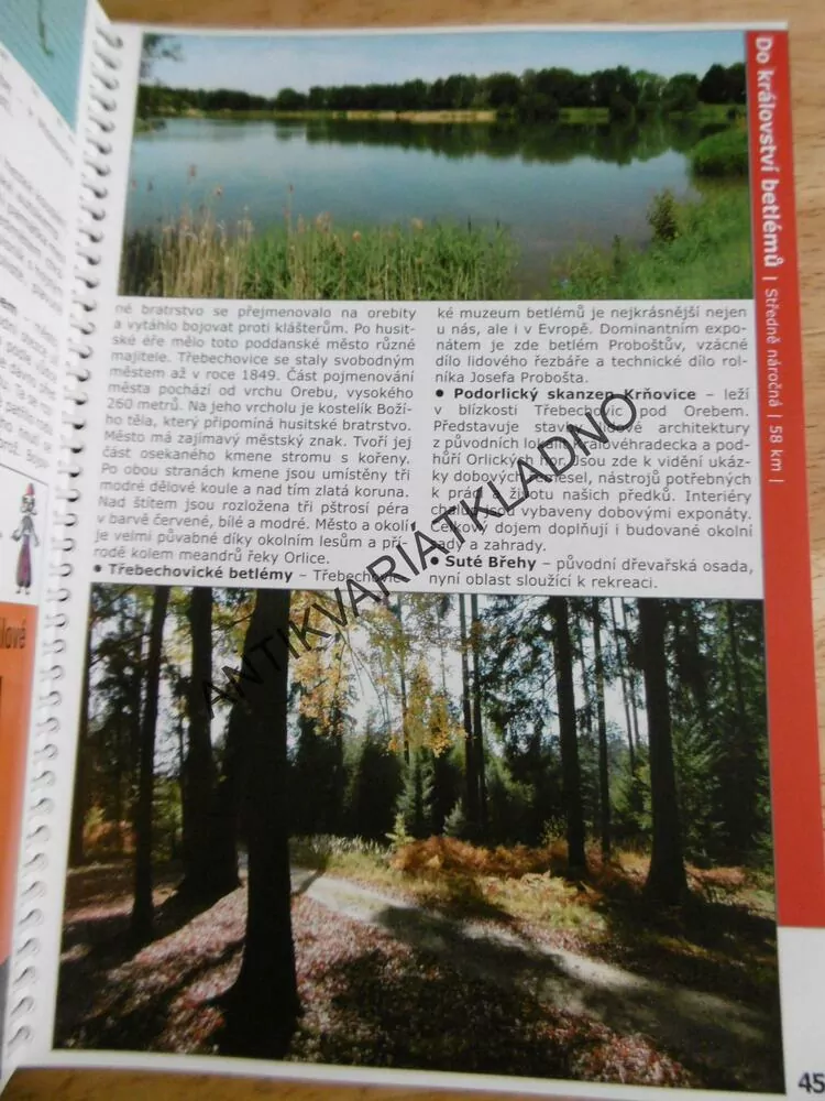 CYKLOPRŮVODCE, VÝCHODNÍ ČECHY NA KOLE I PĚŠKY, **an