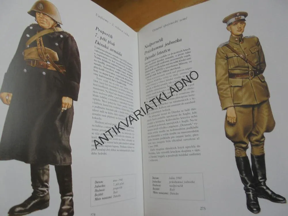 UNIFORMY 2. SVĚTOVÁ VÁLKA, 250 UNIFOREM 30 STÁTŮ, DARMAN, **an