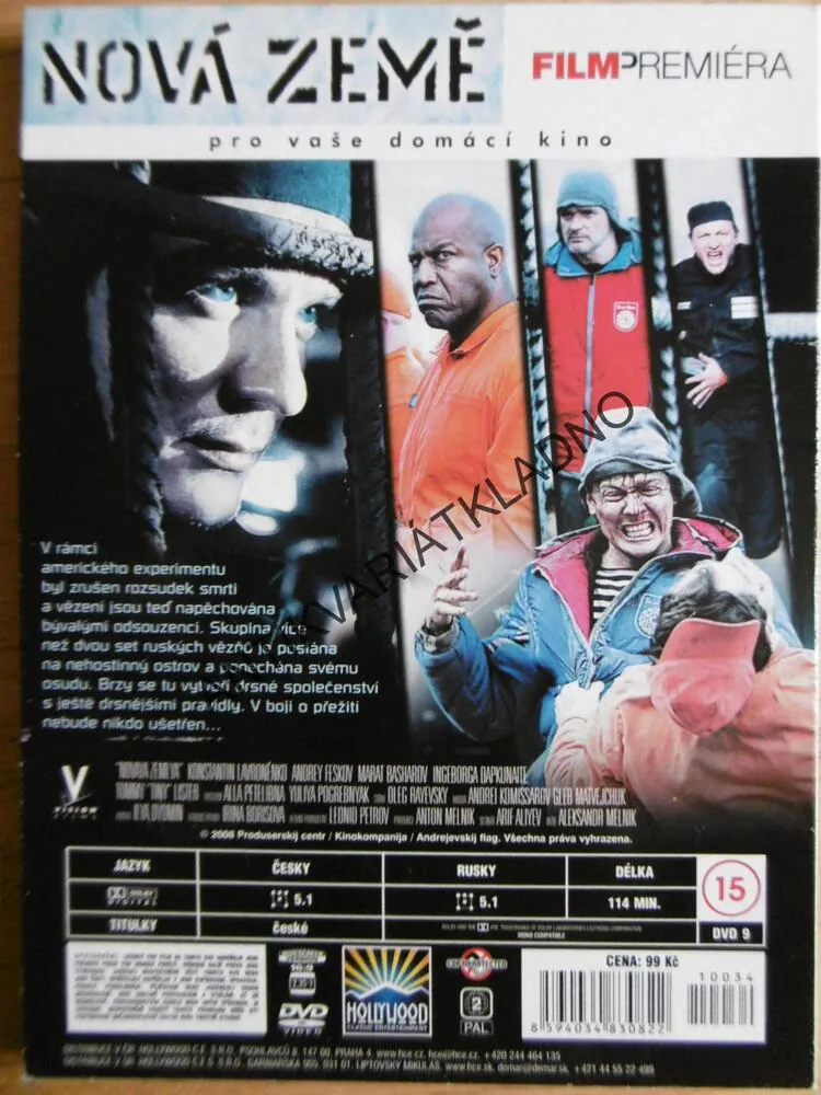 NOVÁ ZEMĚ TERRA NOVA, MEZI NEBEM A PEKLEM, DVD FILM