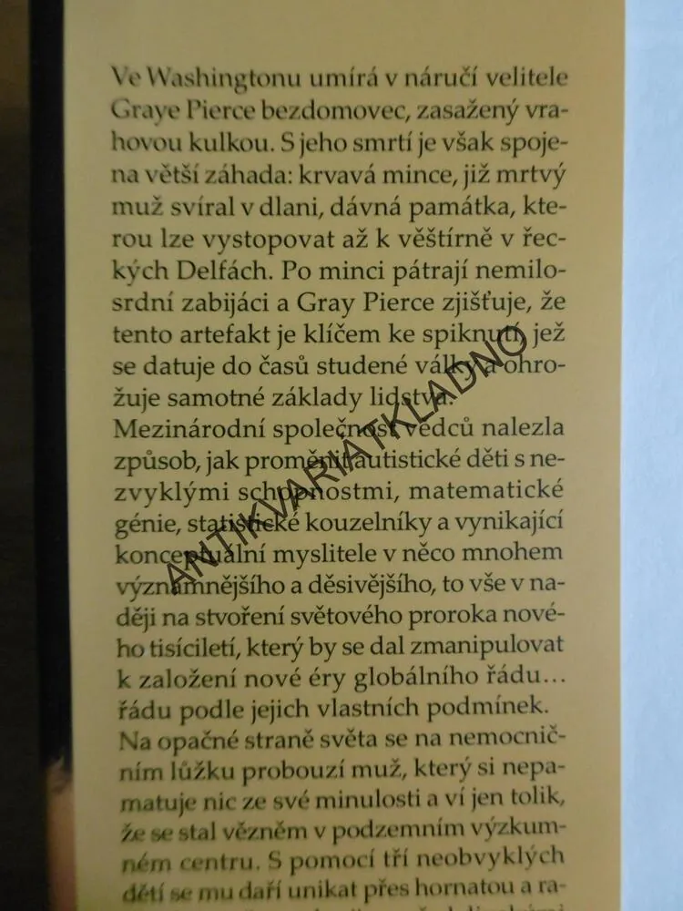 POSLEDNÍ ORÁKULUM, JAMES ROLLINS