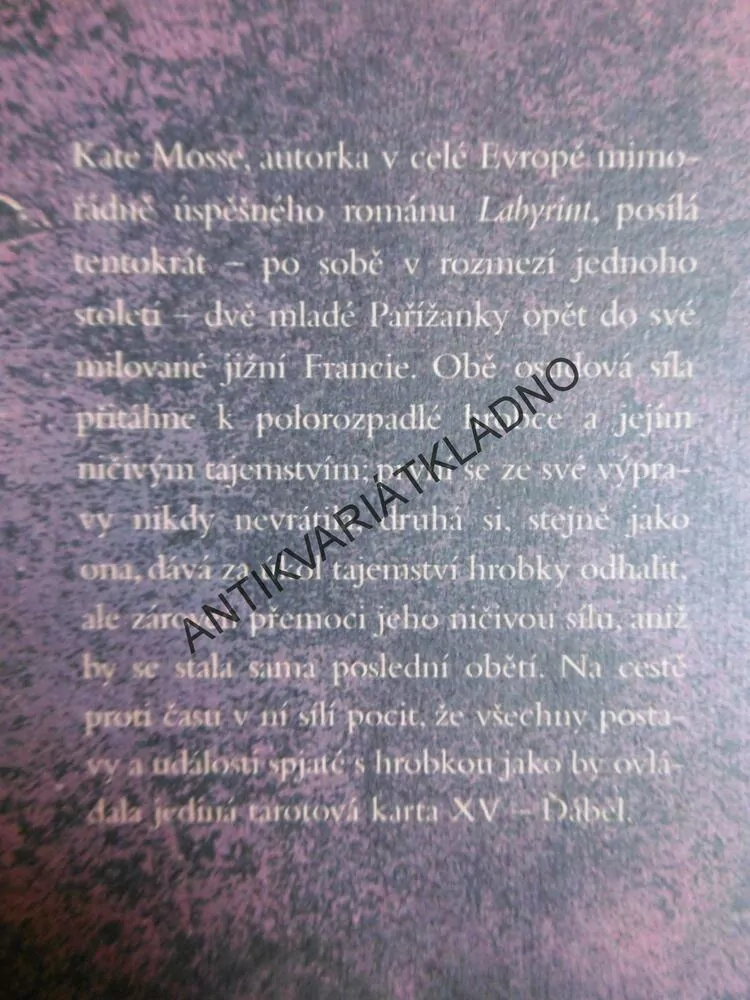 HROBKA, KATE MOSSE, **an