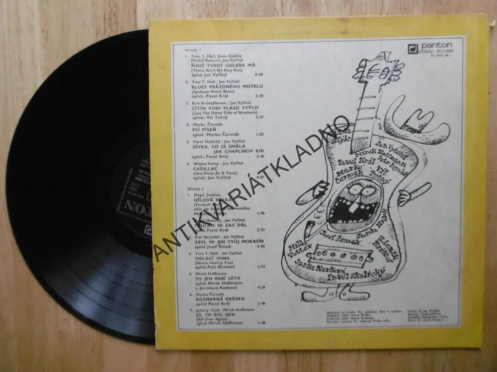 ZELENÁČI, VYČÍTAL, ŘIDIČ TVRDÝ CHLEBA MÁ, 1979, LP