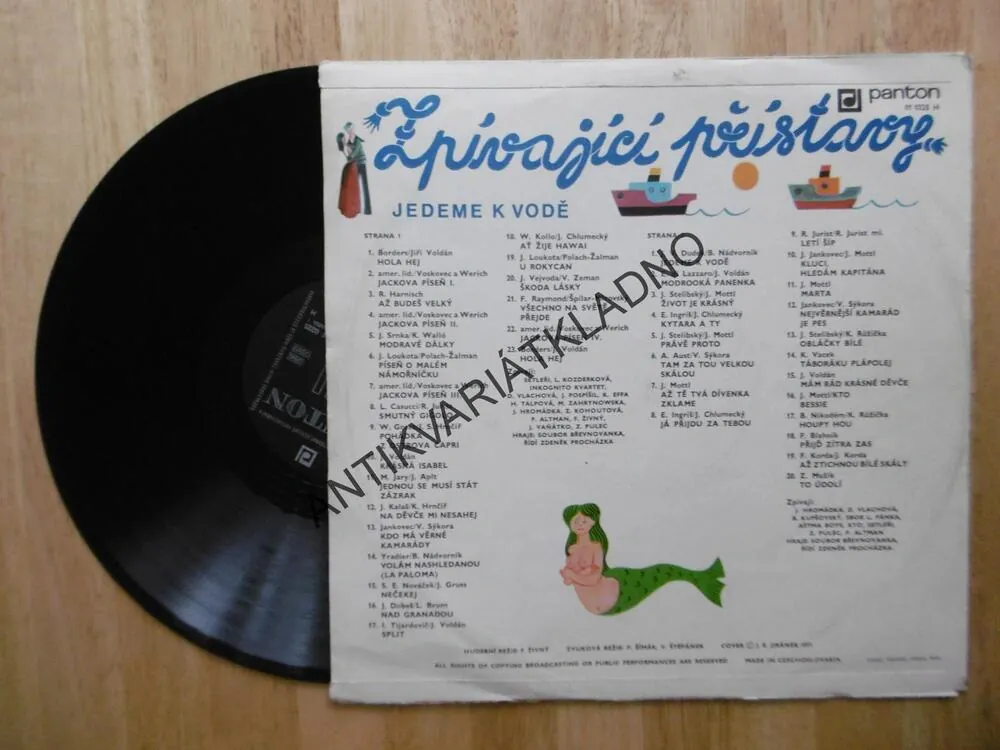 ZPÍVAJÍCÍ PŘÍSTAVY, JEDEME K VODĚ, WERICH, VOSKOVEC, ŽALMAN, DOBEŠ, AJ. 1971