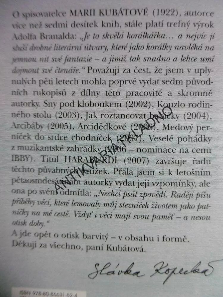 HARABURDÍ ANEB JAK SE LÍHNOU KNÍŽKY, MARIE KUBÁTOVÁ,HÜTTNEROVÁ