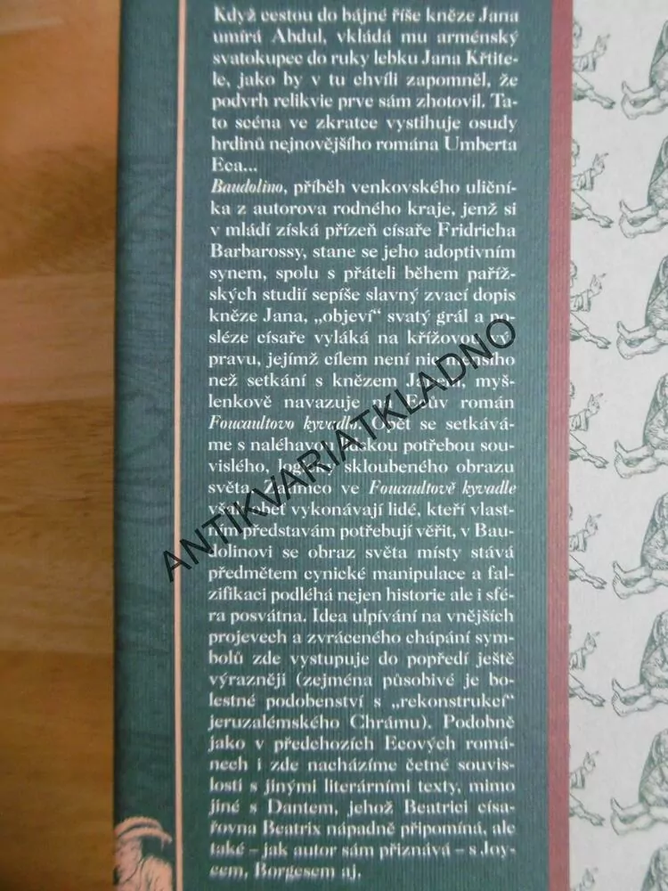 BAUDOLINO, UMBERTO ECO, **an