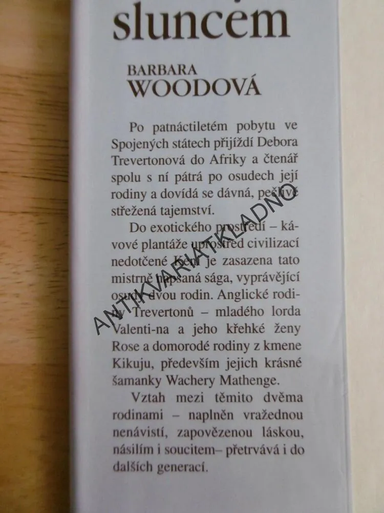 POD AFRICKÝM SLUNCEM, BARBARA WOOD,WOODOVÁ, **an