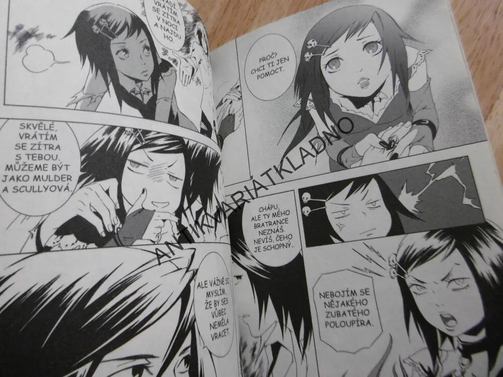 UPÍŘÍ POLIBKY POKREVNÍ PŘÍBUZNÍ, DIL.1.,ELLEN SCHREIBER, GRAFIKA REM, KOMIKS