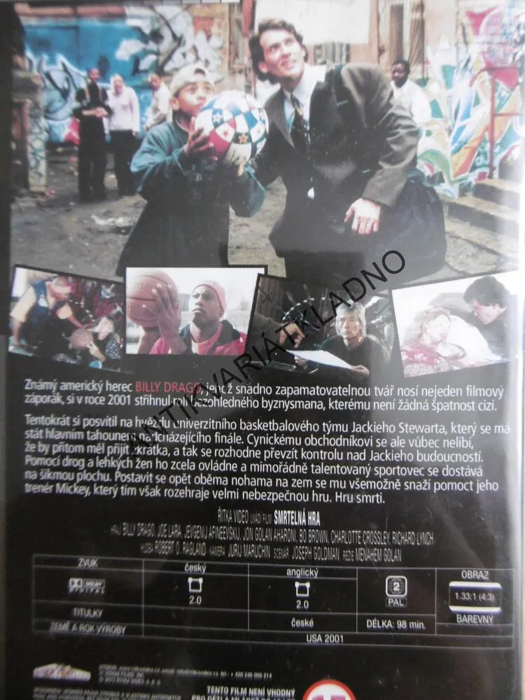 SMRTELNÁ HRA, DVD FILM