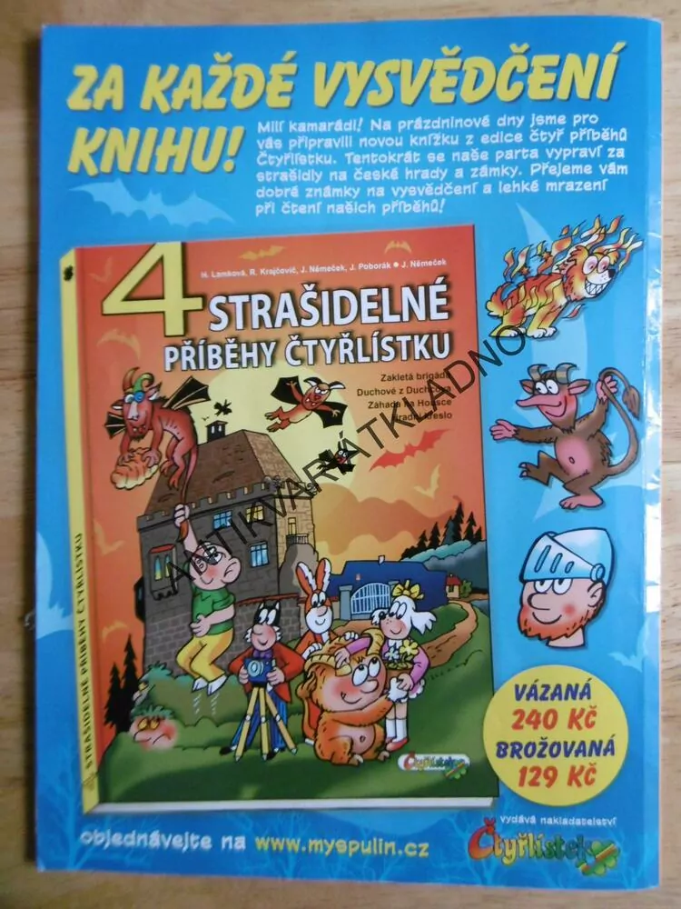 ČTYŘLÍSTEK 589-590, DVOJČÍSLO, MISTŘI PŘEVLEKŮ
