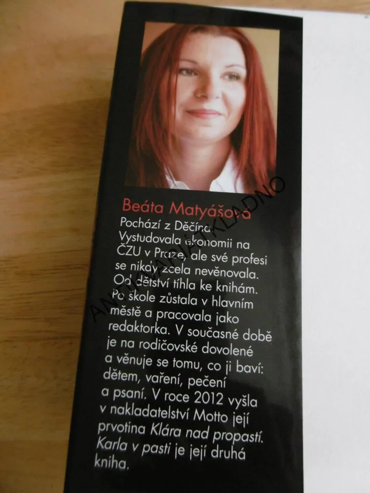 KARLA V PASTI, BEÁTA MATYÁŠOVÁ, **an