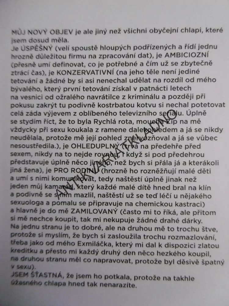 DENÍK ODBARVENÉ BLONDÝNY 2., MANUÁL K POUŽITÍ MUŽE, BOŽENA SVÁROVSKÁ, **an