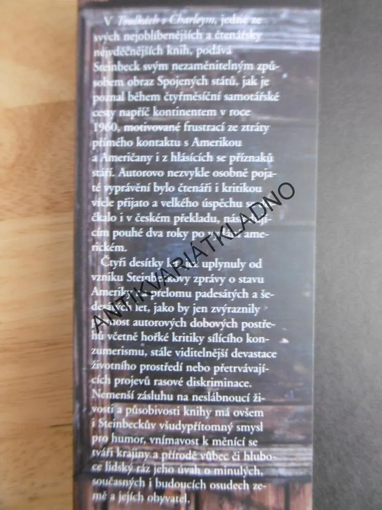 TOULKY S CHARLEYM, JOHN STEINBECK, **an