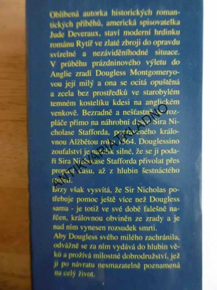RYTÍŘ VE ZLATÉ ZBROJI, JUDE DEVERAUX, **an