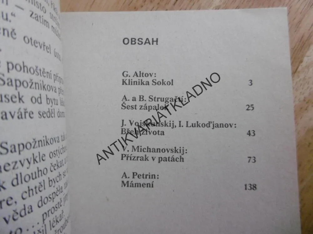 RIZIKO NESMRTELNOSTI, FANTASTIKA ´85,