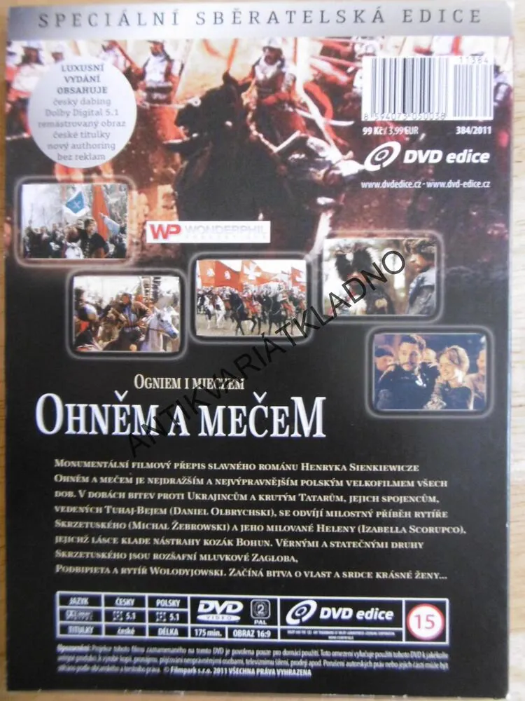 OHNĚM A MEČEM, DVD FILM