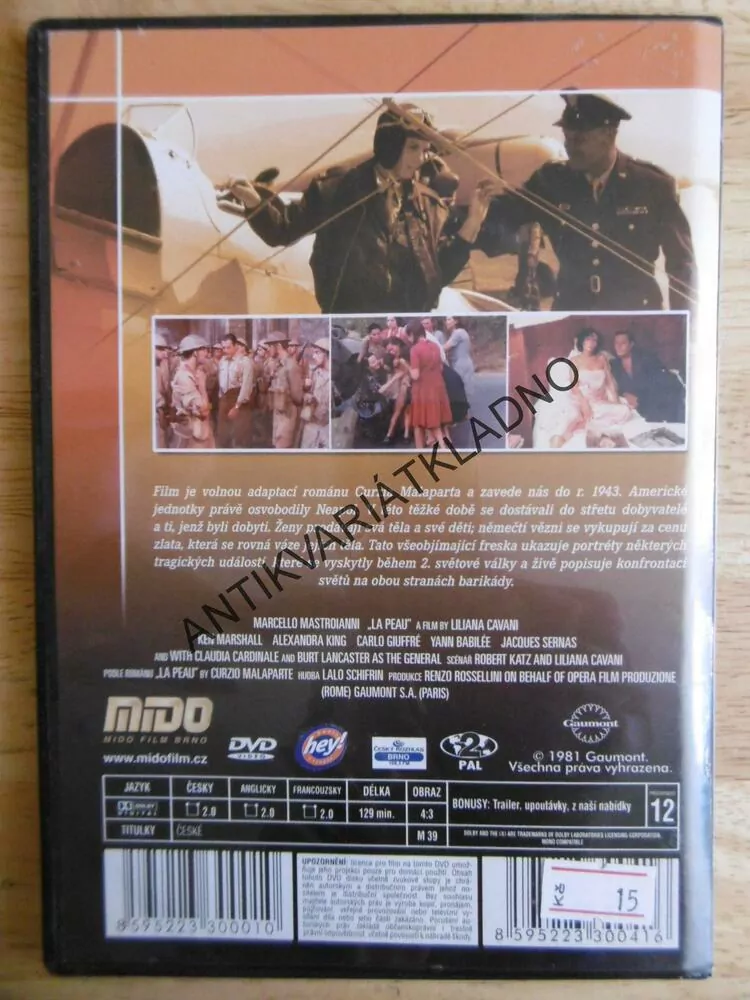 DVĚ TVÁŘE VÁLKY, NEJEN ZBRANĚ ZABÍJELY..., LANCASTER, DVD FILM