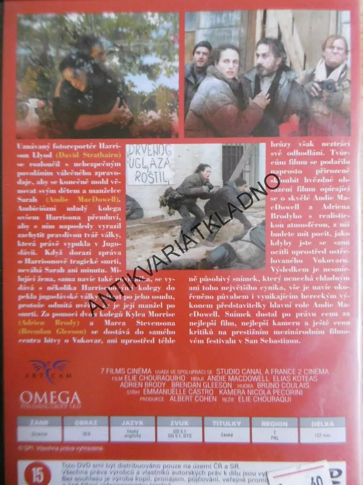 HARRISONOVY KVĚTY, DVD FILM