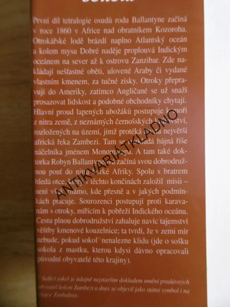 ŘÍŠE KAMENNÉHO SOKOLA, WILBUR SMITH, **an