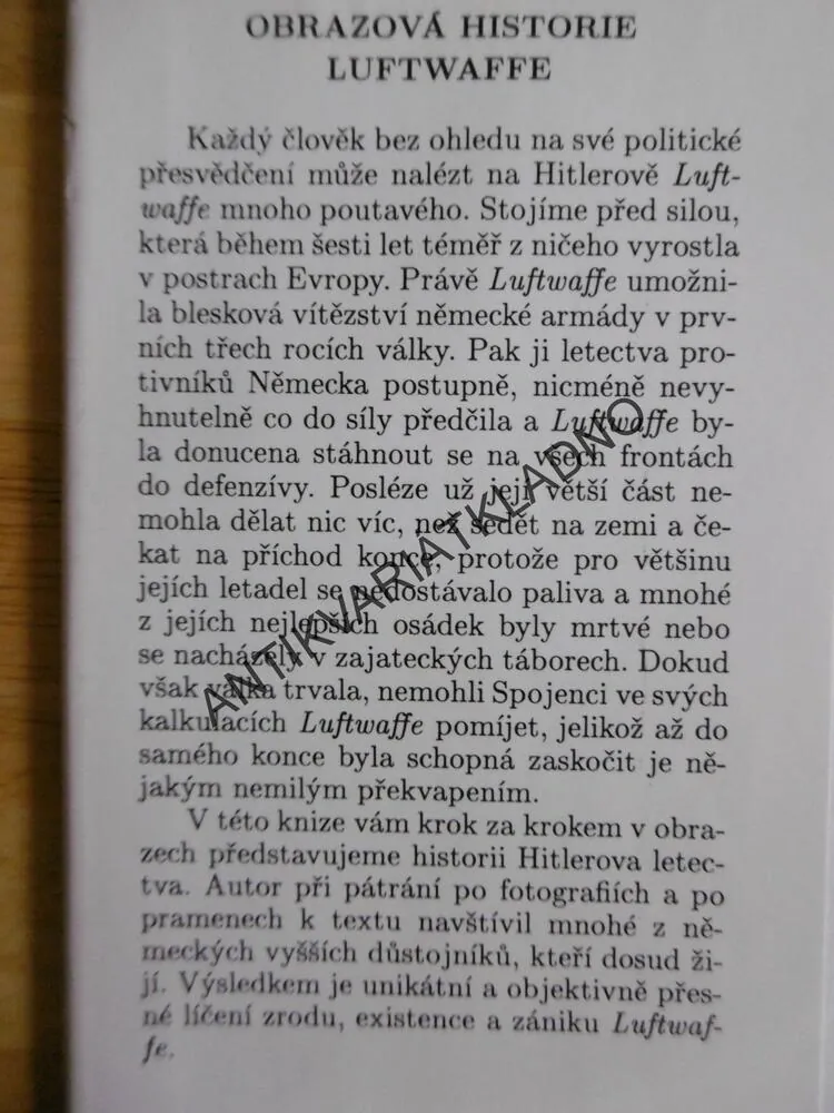 OBRAZOVÁ HISTORIE LUFTWAFFE, ALFRED PRICE