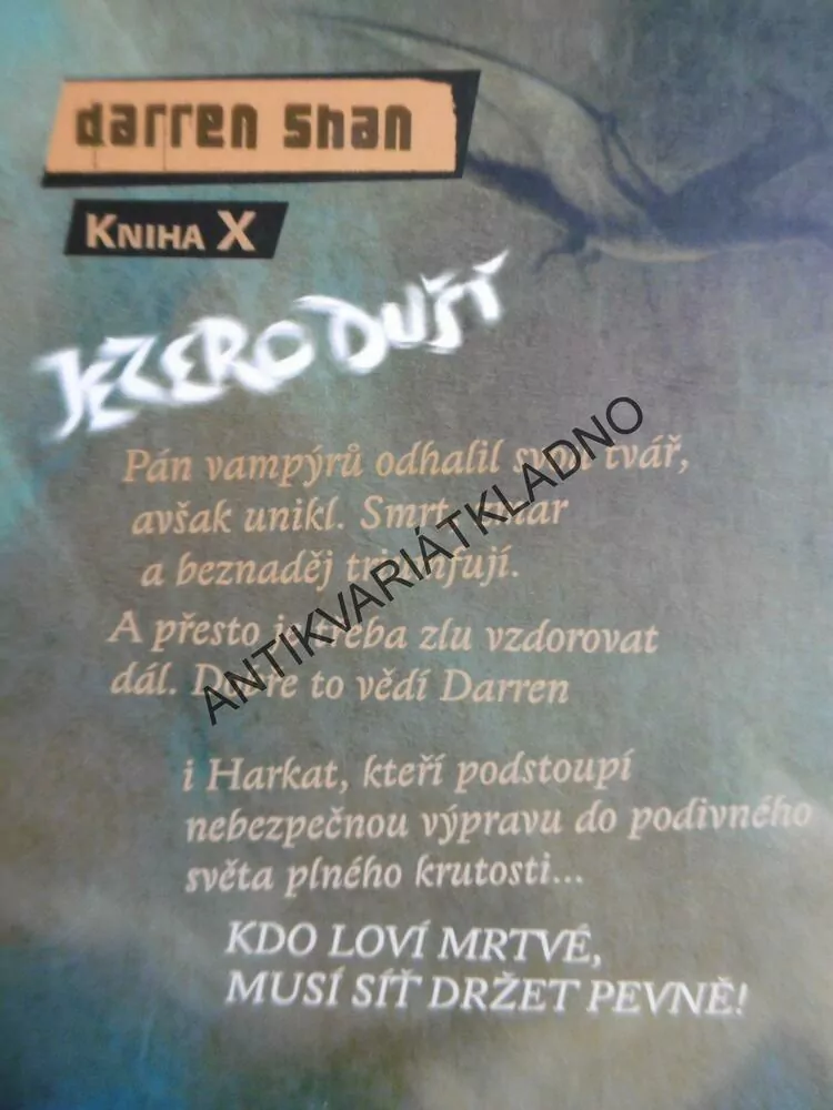 JEZERO DUŠÍ, DARREN SHAN, KNIHA 10.