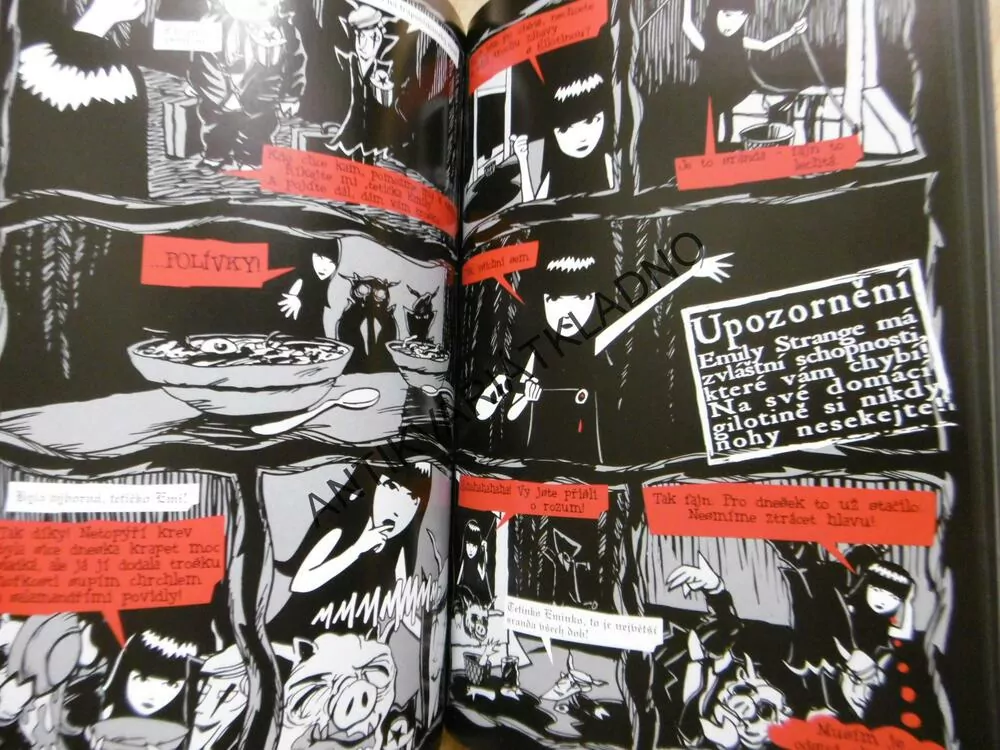EMILY STRANGE, ZTRACENÁ, TEMNÁ A ZNUDĚNÁ, KOMIKS, **an