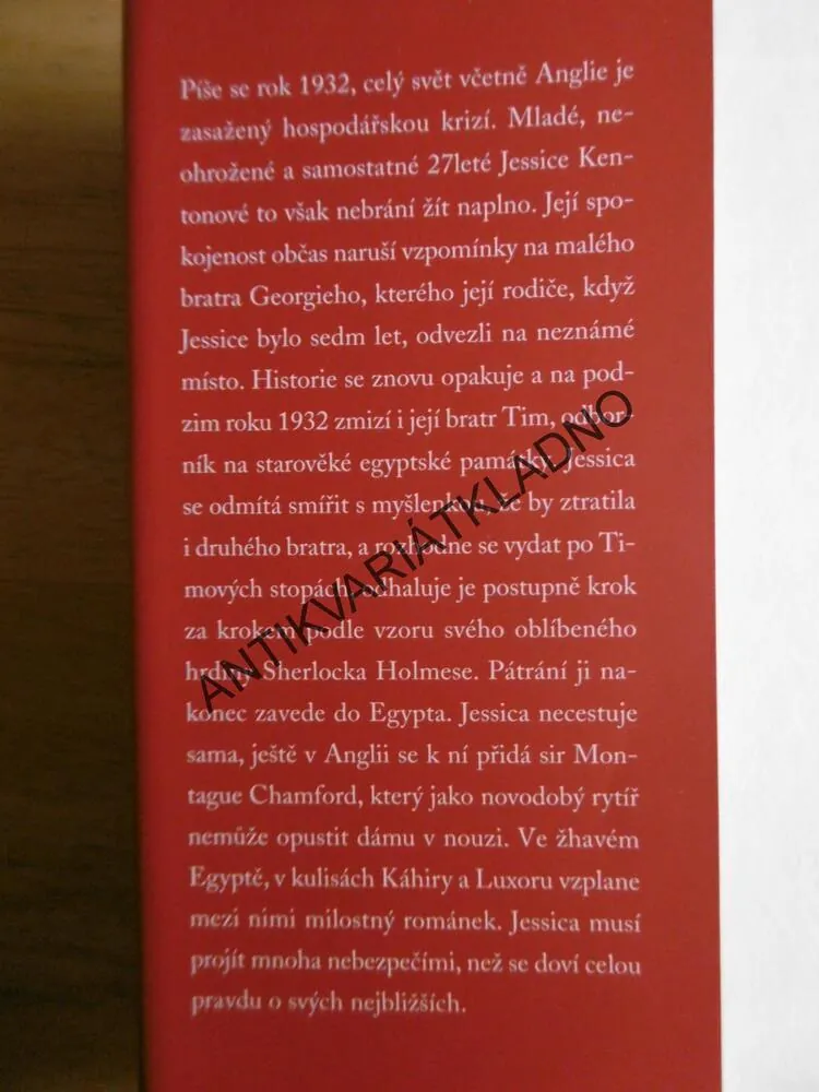 STÍNY NA NILU, KATE FURNIVALLOVÁ, **an