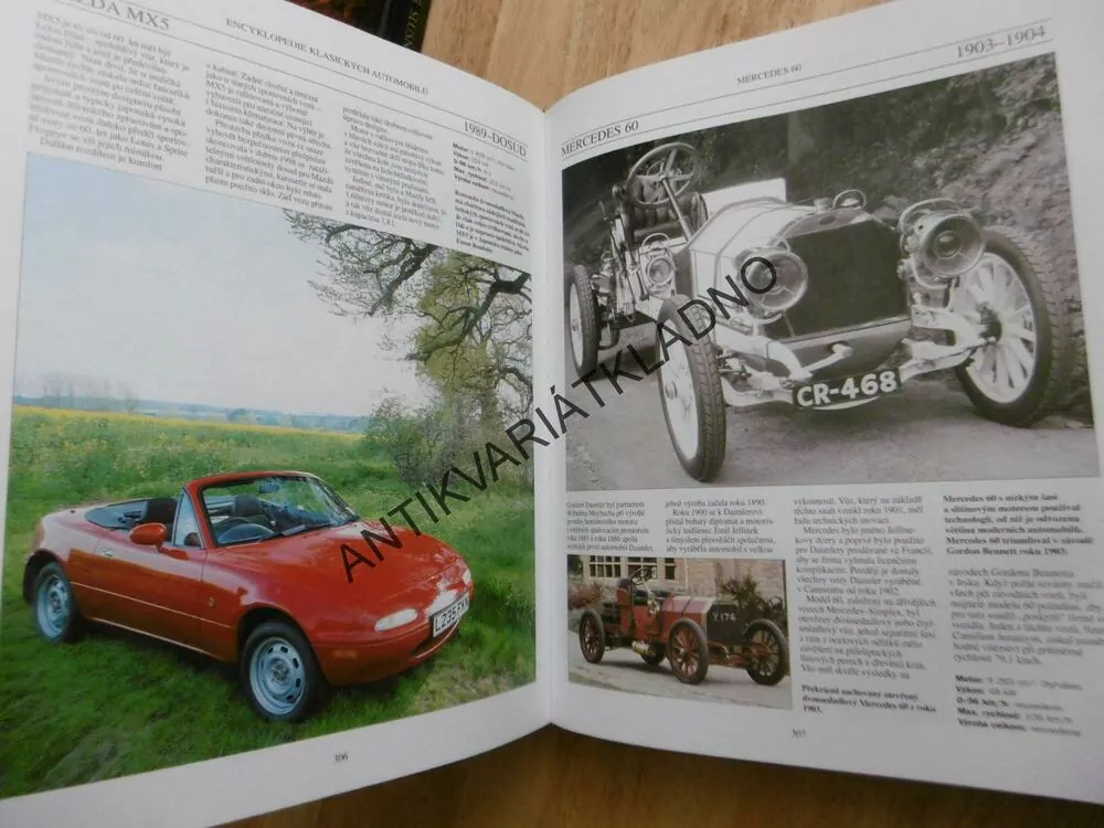ENCYKLOPEDIE KLASICKÝCH AUTOMOBILŮ, LILLYWHITE, **an