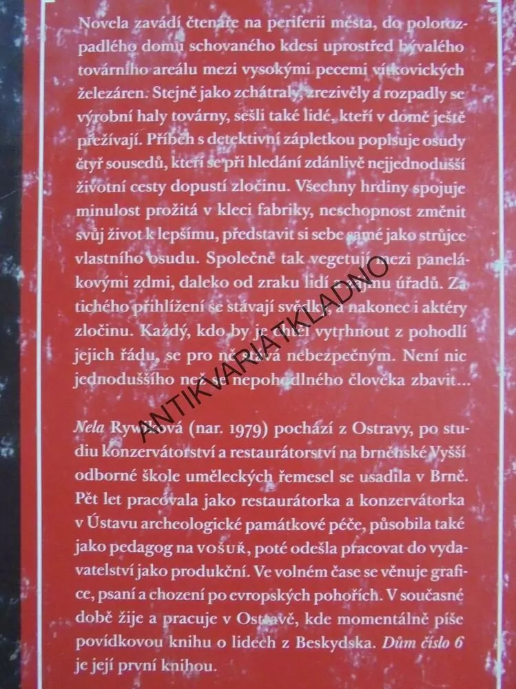 DŮM ČÍSLO 6, NELA RYWIKOVÁ - a