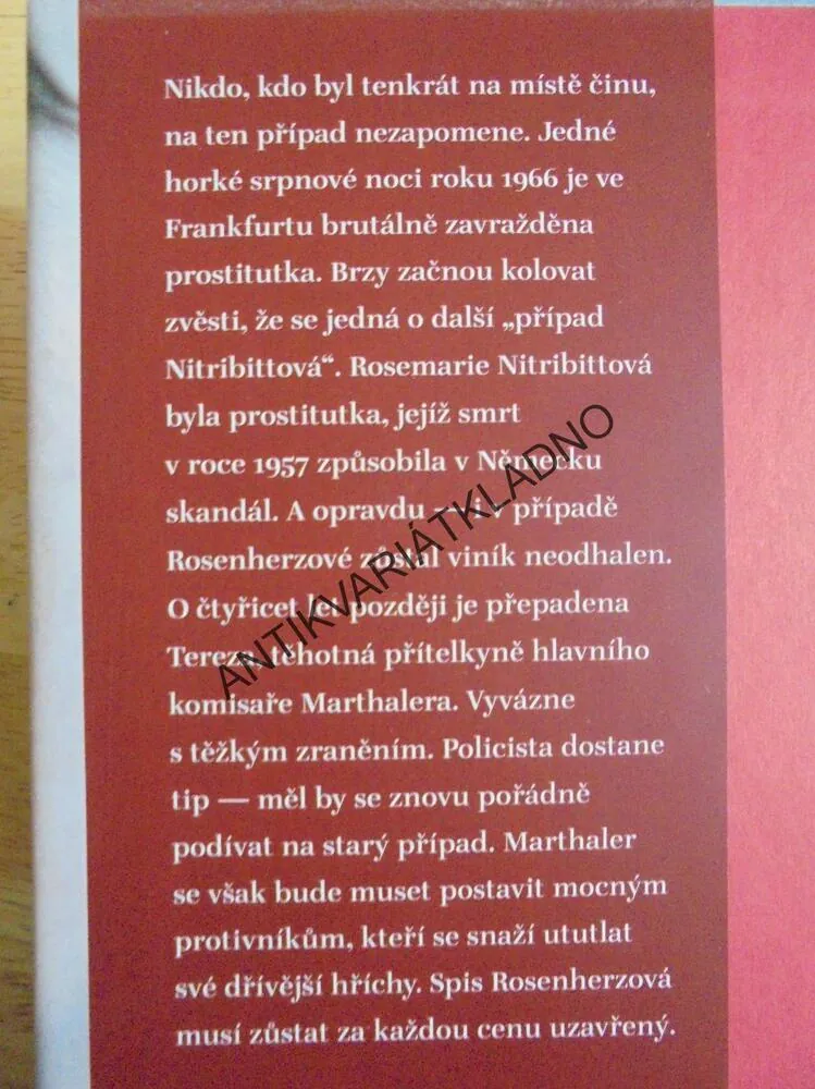 SPIS ROSENHERZOVÁ, JAN SEGHERS, DETEKTIVKA, **an