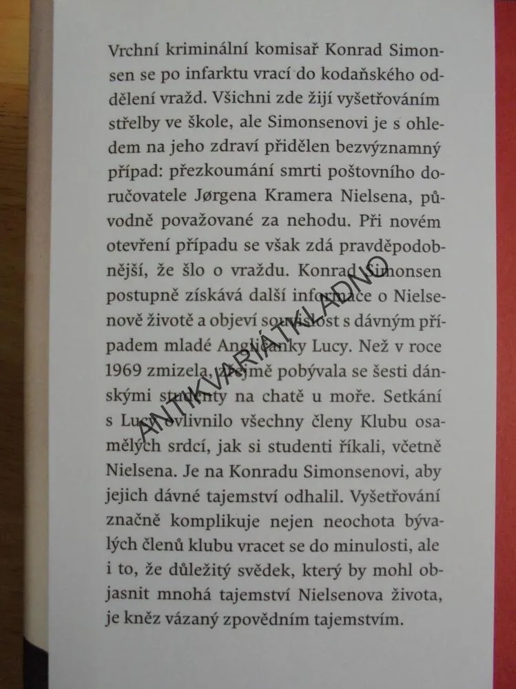 KLUB OSAMĚLÝCH SRDCÍ, HAMMER,HAMMEROVI, DETEKTIVKA, **an